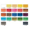 Talens Rembrandt Traditional Set of 24 Watercolor Half-Pan Paints in a Wooden Case