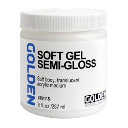 Golden soft gel semi-gloss satin gel medium 237ml