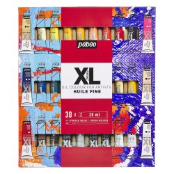 Set of oil paints XL Pebeo 30x20ml - sklep plastyczny - szał dla plast