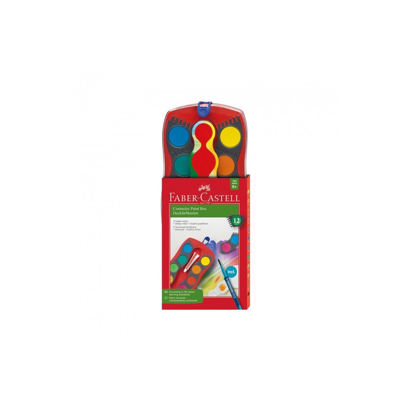 Faber-Castell connector zestaw akwareli w kasecie 12 kolorów - sklep p