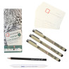 Zentangle set of 10 pieces - szal art - sklep plastyczny