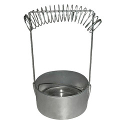 Pojemnik do mycia pędzli aluminiowy - sklep plastyczny - szał dla plas