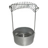 The container for brushing aluminum brushes