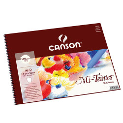 Blok Canson mi-teintes do pasteli na spirali 160g 16ark - sklep plasty