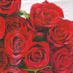 Decoupage Napkin roses Ambiente 20-13307180