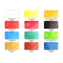 Sakura koi water colors zestaw 12 akwareli - sklep plastyczny - szał d