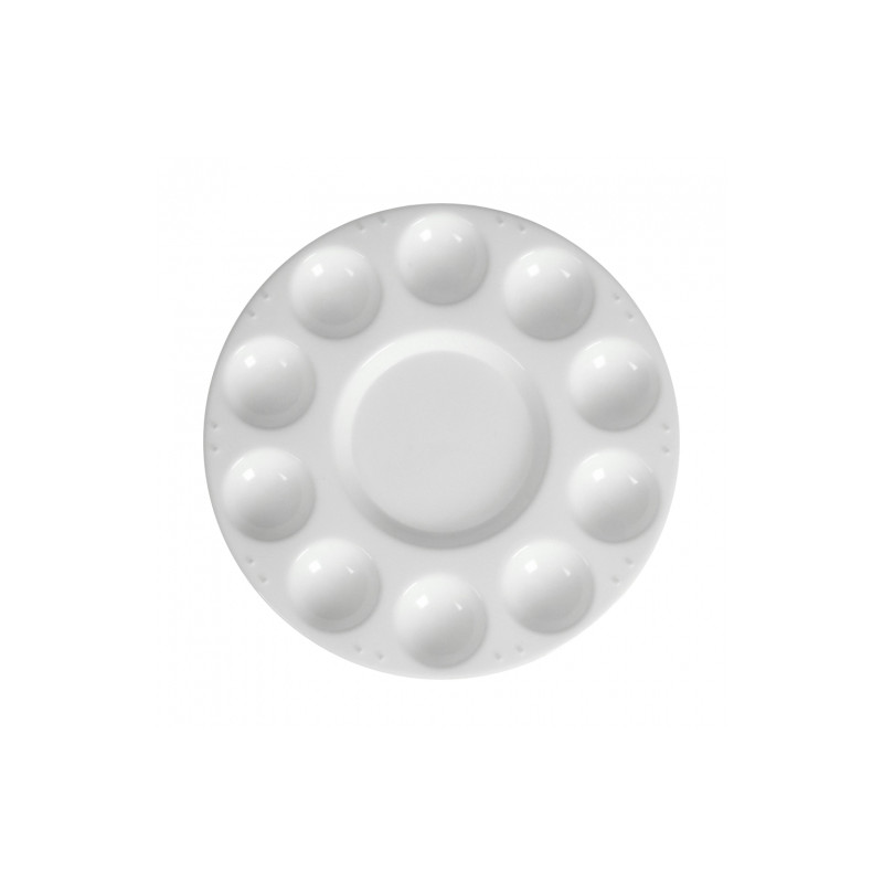 Paleta plastikowa średnica 17 cm 10 wgłębień - sklep plastyczny - szał