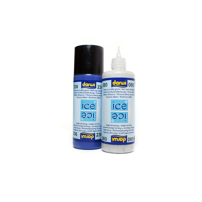 Darwi ice farby lodowe do szkła 80ml - sklep plastyczny - szal dla pla