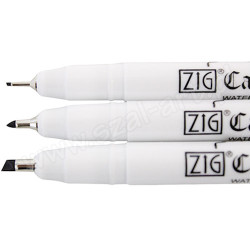 Kuretake calligraphy zestaw 3 pisaków do kaligrafii 1.0, 2.0, 3.0 - sk