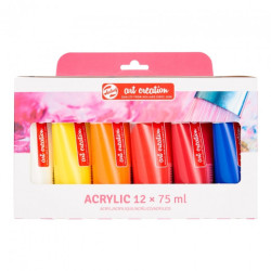 Talens art creation set of acrylic paints 12 colors