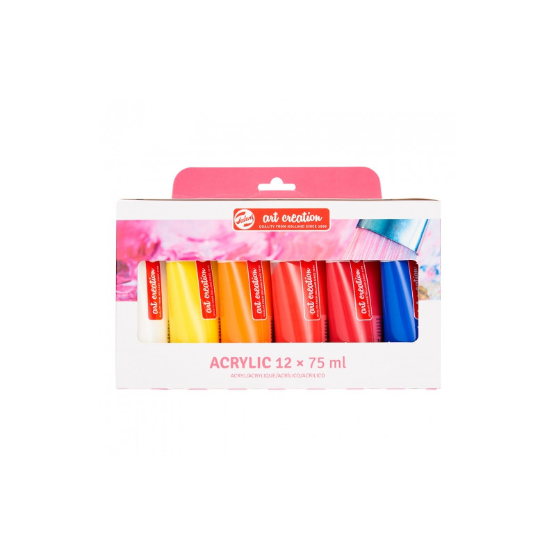Talens art creation set of acrylic paints 12 colors