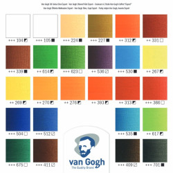 Talens van gogh expert zestaw farb olejnych drewniana kaseta - sklep p