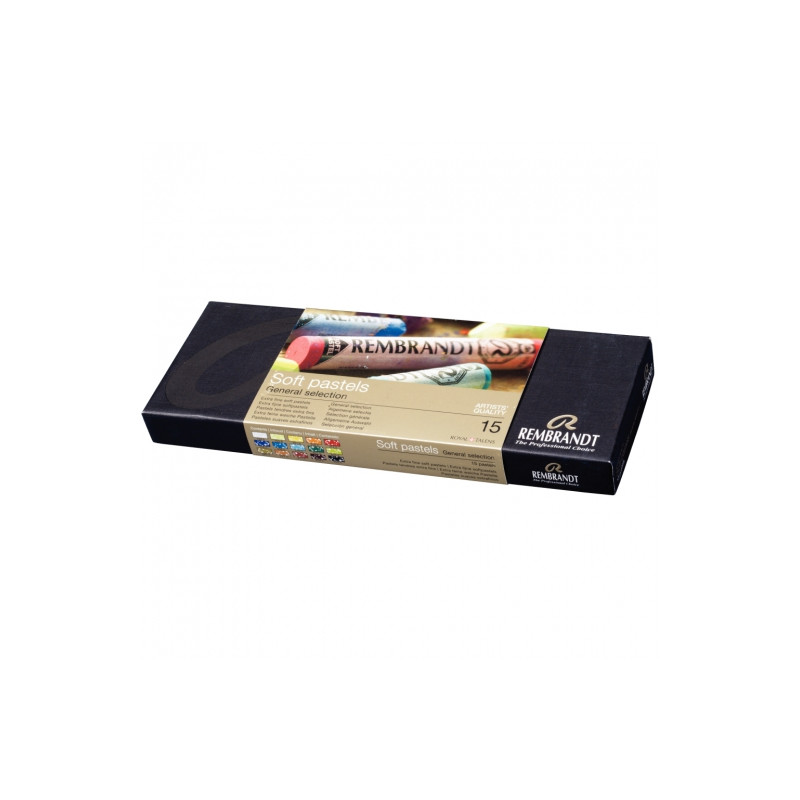 Talens rembrandt set of soft pastels 15 pieces