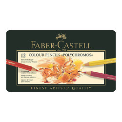 Faber-Castell polychromos zestaw 12 kredek - sklep plastyczny - szał d