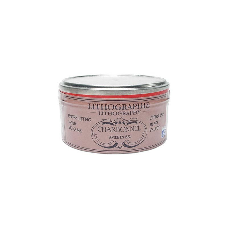 Lithograph ink in charbonnel paste - black velvet - 250g