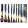 Series 1086F - brush mahogany flat, long