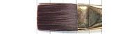 Series 1086F - brush mahogany flat, long