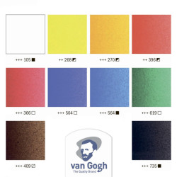 Talens van gogh basic zestaw farb akrylowych drewniana kaseta - sklep