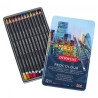 Derwent procolour zestaw 12 kredek artystycznych metal opak - sklep pl