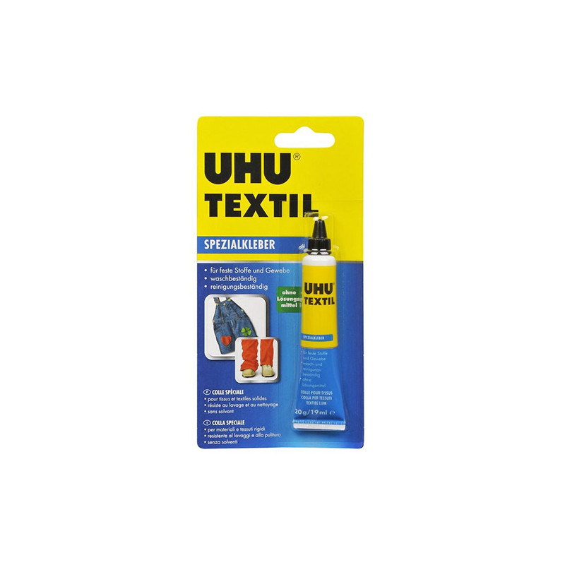 UHU Textile klej do tkanin 19ml - sklep plastyczny - szał dla plastykó