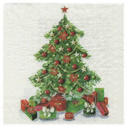 Serwetka do decoupage Ambiente 14-33304985 choinka - sklep plastyczny