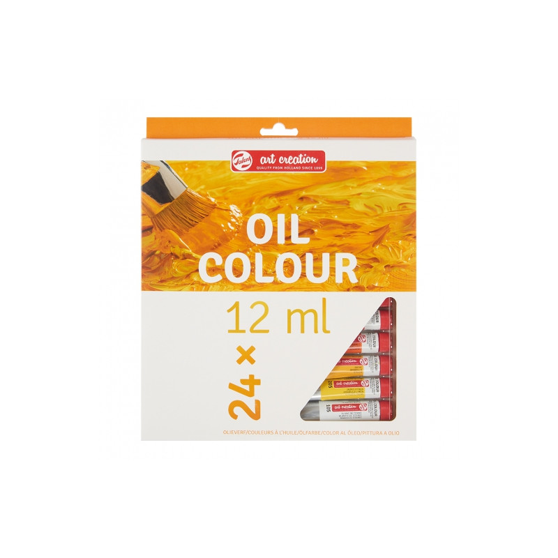 Talens artcreation zestaw farb olejnych 24x12ml - sklep plastyczny - s