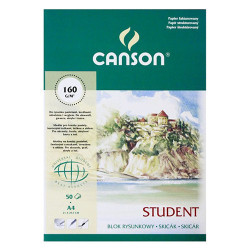Blok Canson student rysunkowy 150-160g - sklep plastyczny - szał dla p