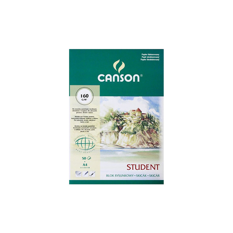 Blok Canson student rysunkowy 150-160g