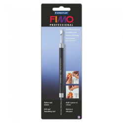 Fimo modeling tool - drilling and smoothing