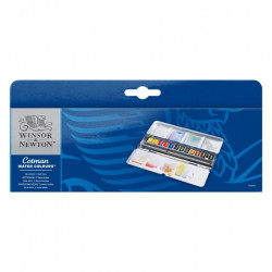 Winsor&Newton et of watercolors cotman blue nox 12 col