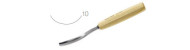 Sculpted chisel Pfeil, bent