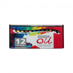 Daler Rowney Graduate Oil zestaw farb olejnych 12x22ml - sklep plastyc