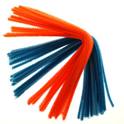 Druty chenille 6mm 30cm 25szt. - sklep plastyczny - szał dla plastyków