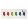 Kuretake gansai tambi gem colors set of 6 shimmering watercolors
