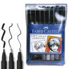 Faber-Castell set of 8 pitt artist pen manga - szal art - sklep plasty