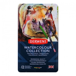 Derwent watercolour collections zestaw akwarelowy 12 elementów - sklep