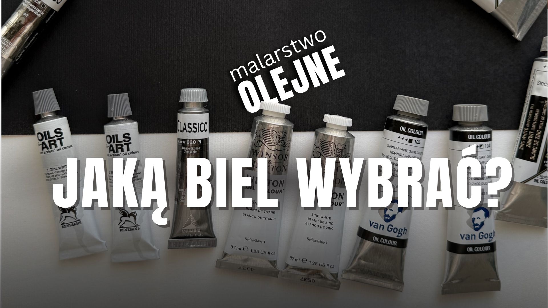 Biel tytanowa a biel cynkowa – jak świadomie wybrać biel do malarstwa olejnego?