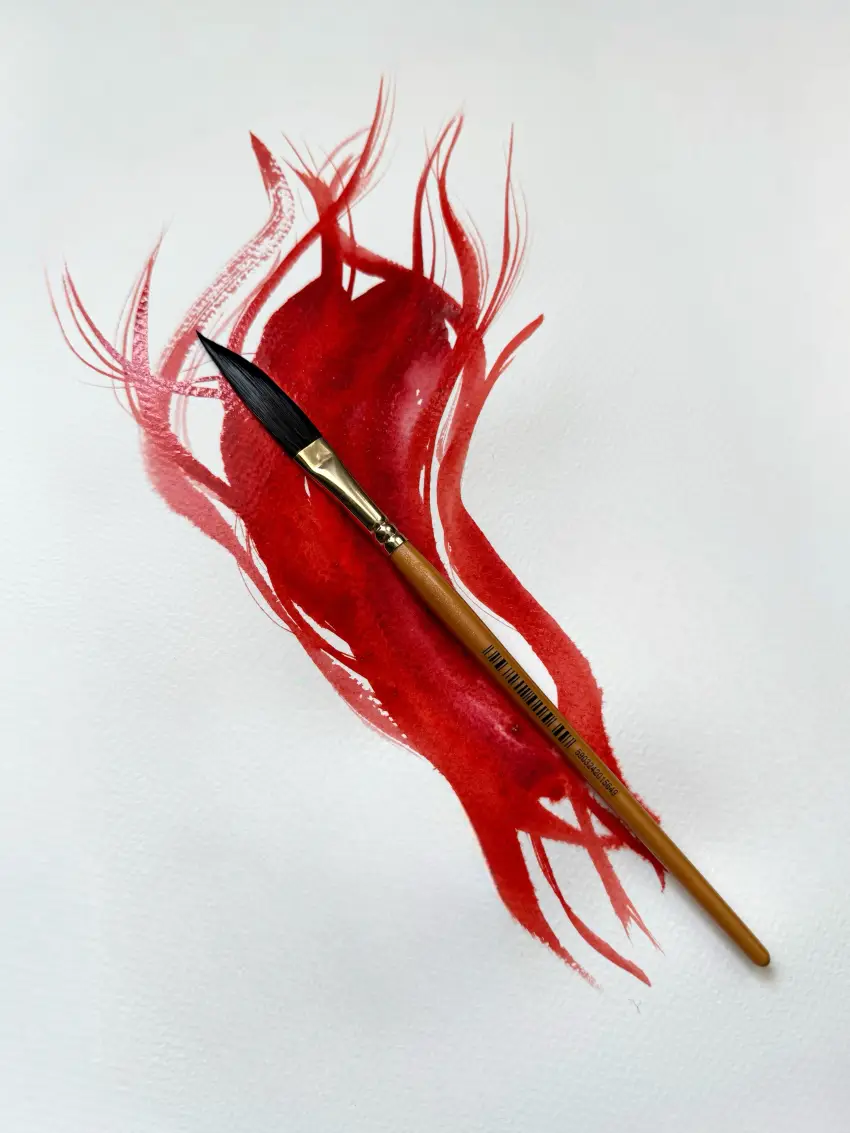 Watercolour brushes